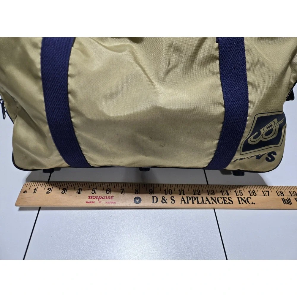 WTVS 56 PBS Detroit Tan Duffel Bag & Watch Vintage Promo TV‎ Public Media